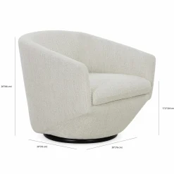 Dinant - Merino Wool Swivel Armchair