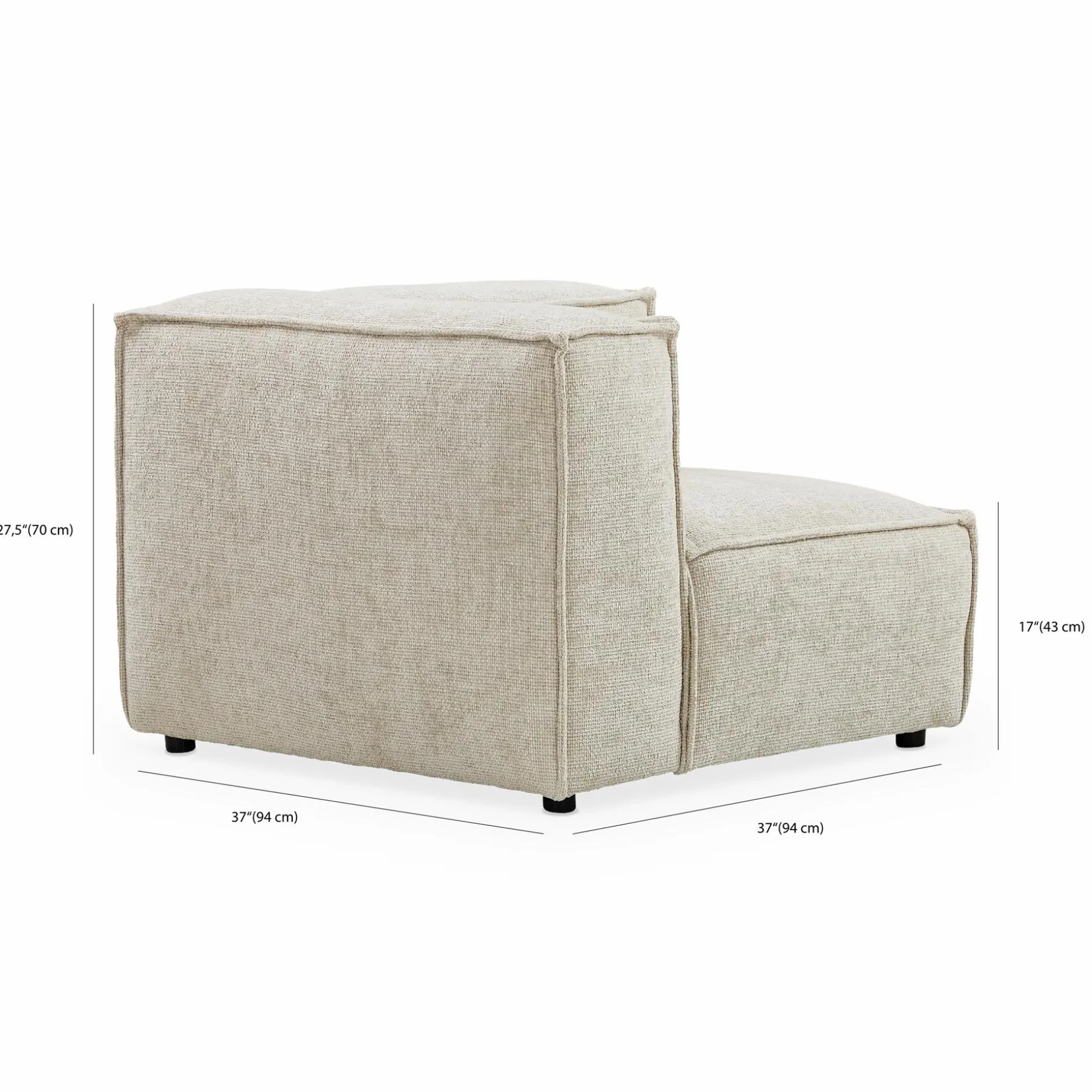 Domino - Modular Armchair by Romano