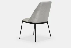 Dover - Leather and Velvet Dining Chair