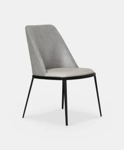Dover - Leather and Velvet Dining Chair