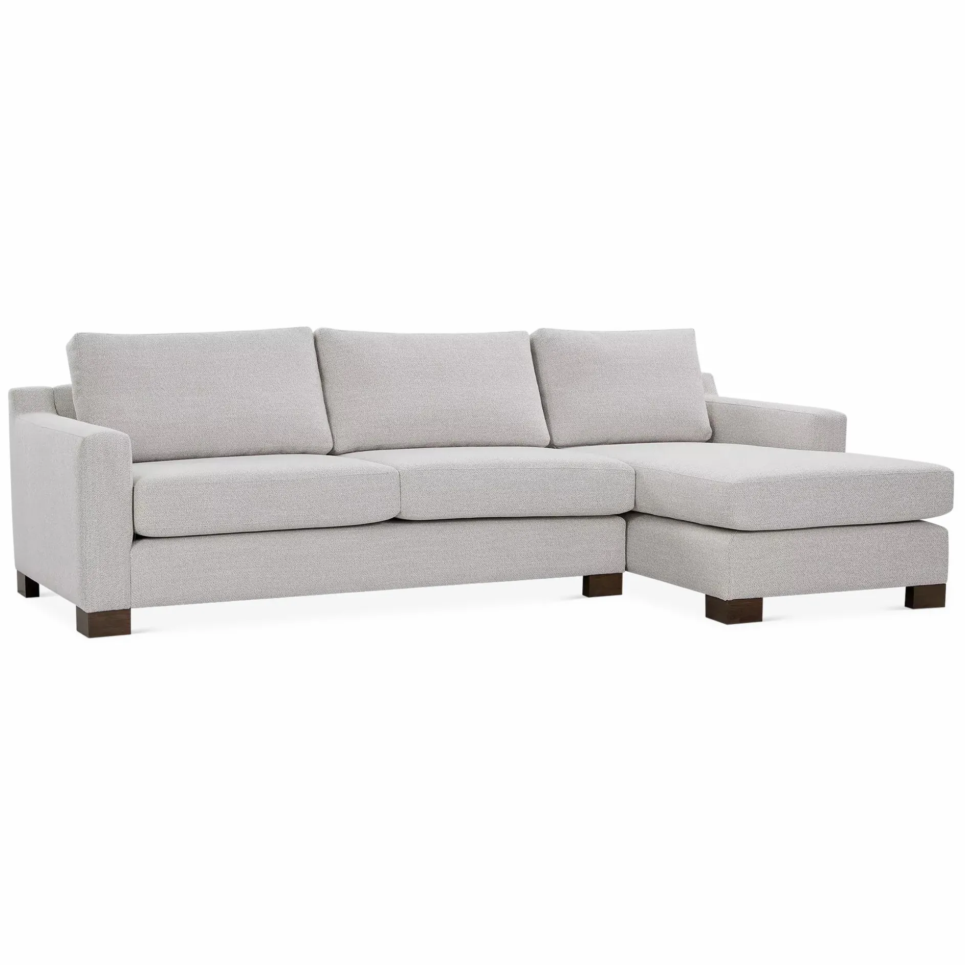 Dublin - Fabric-Upholstered Sectional Sofa by Romano