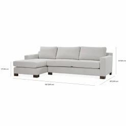 Dublin - Fabric-Upholstered Sectional Sofa by Romano