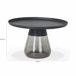 Duverre - Smoked Glass Coffee Table