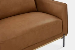 Edgar - 2-Seater Leather Sofa