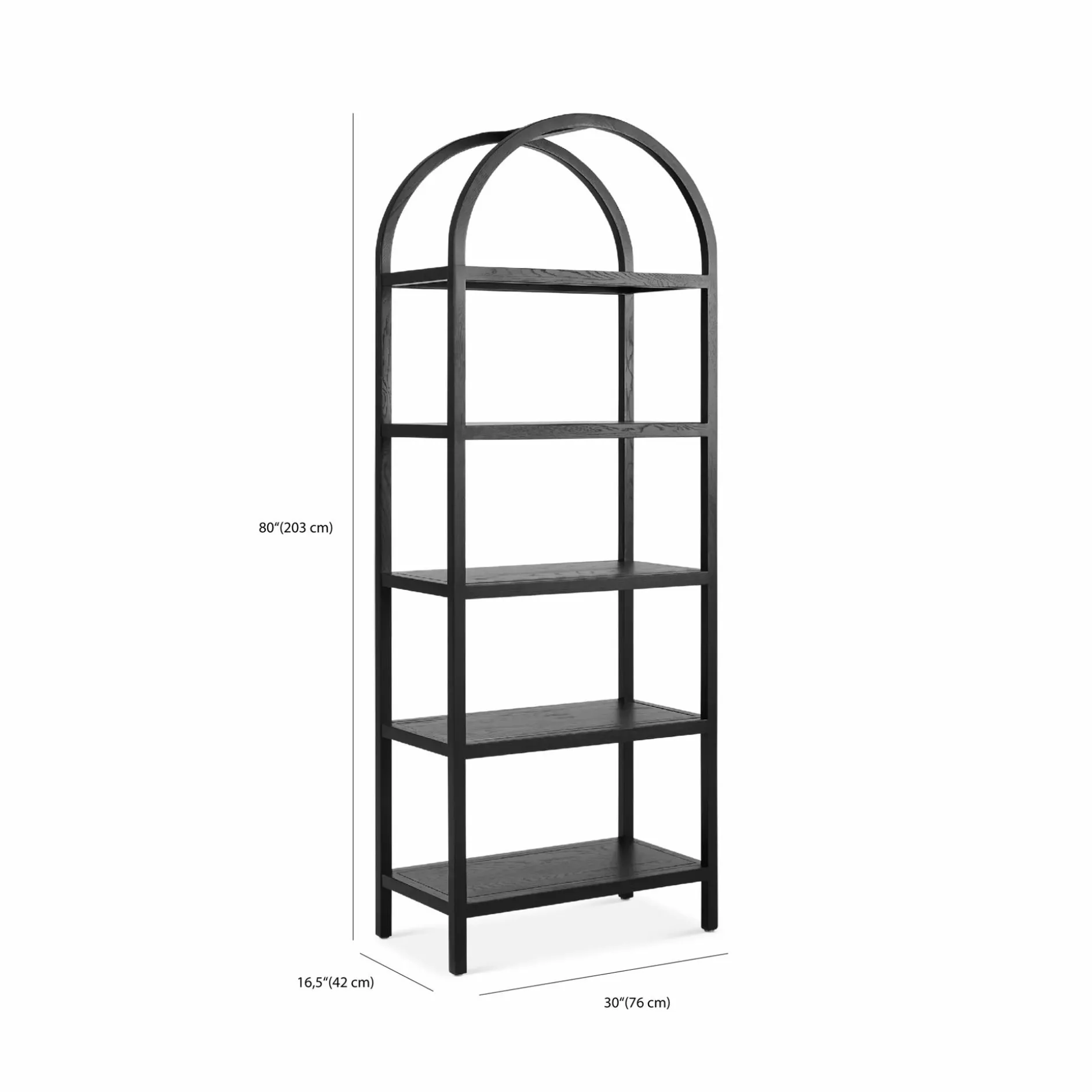 Eero - Solid Oak Bookcase