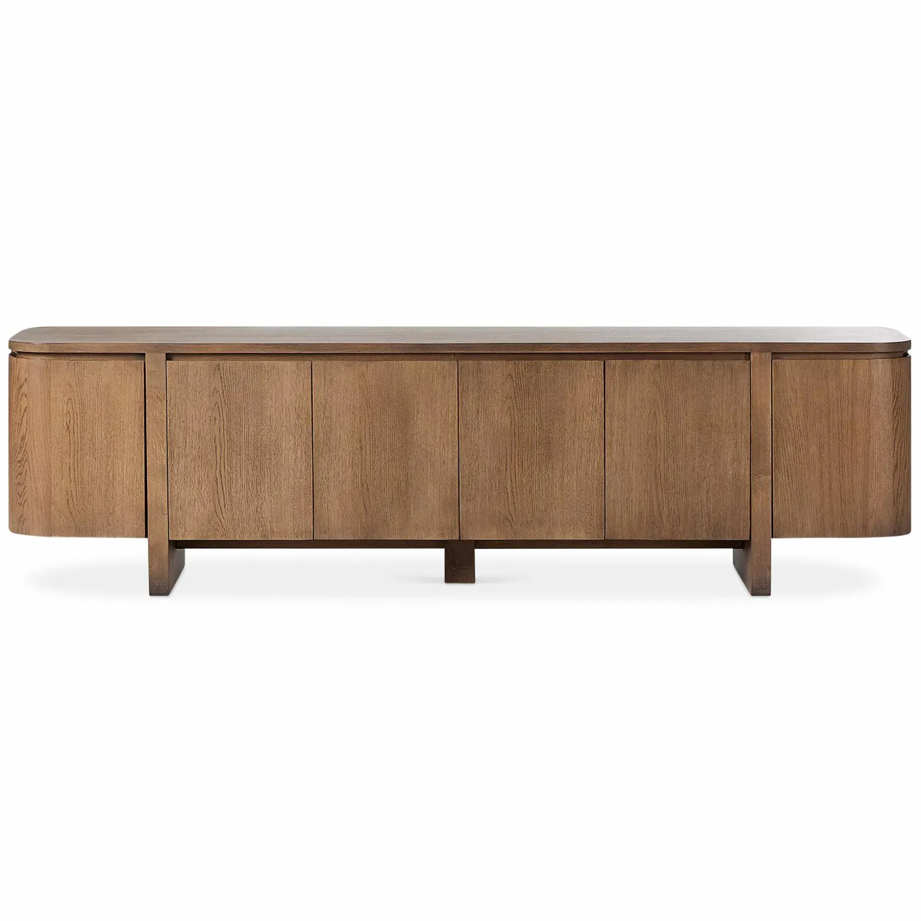 Elle - Oak Wood Media Console by Four Hands