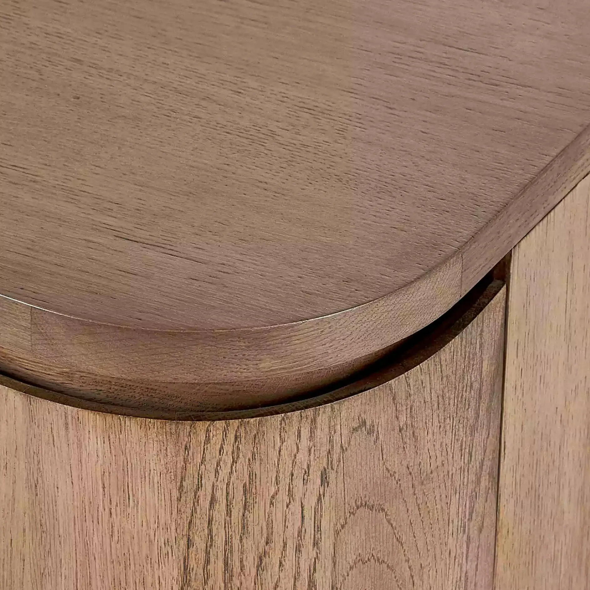 Elle - Oak Wood Media Console by Four Hands