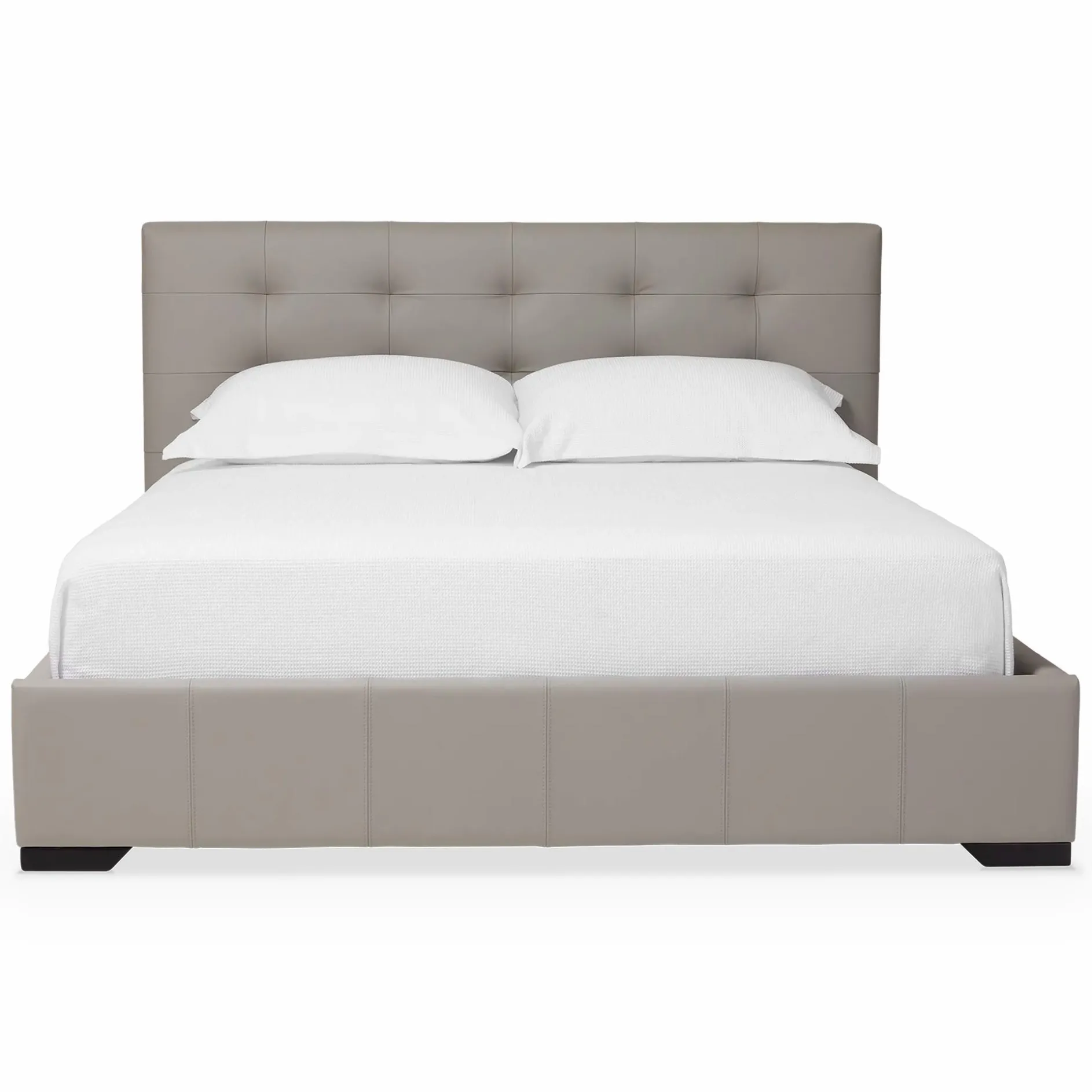 Emma - Upholstered Bed with Tufted Headboard