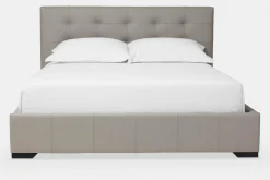 Emma - Upholstered Bed with Tufted Headboard