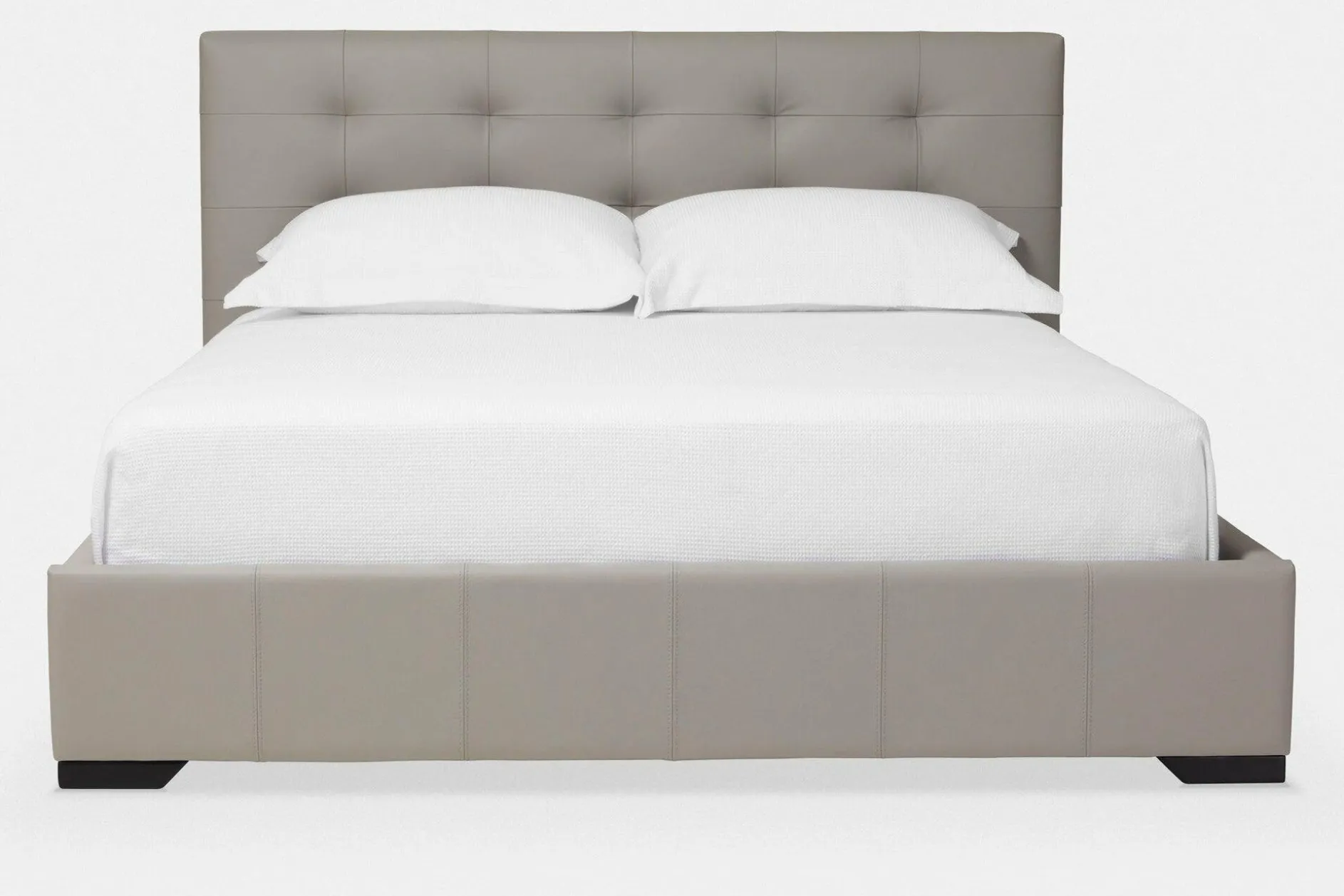 Emma - Upholstered Bed with Tufted Headboard
