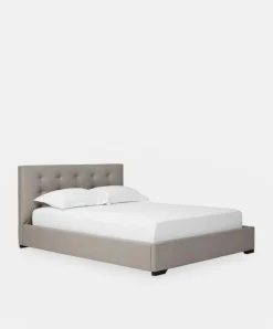 Emma - Upholstered Bed with Tufted Headboard