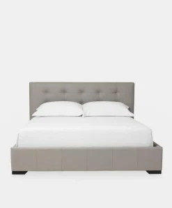 Emma - Upholstered Bed with Tufted Headboard