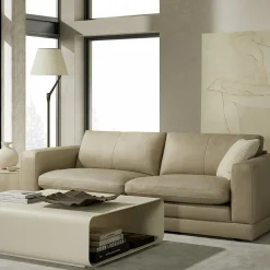 Erika - 3-Seater Leather Sofa