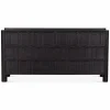Ezri - Carved Black Oak Dresser by Four Hands