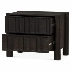 Ezri - Carved Brown Oak Dresser by Four Hands