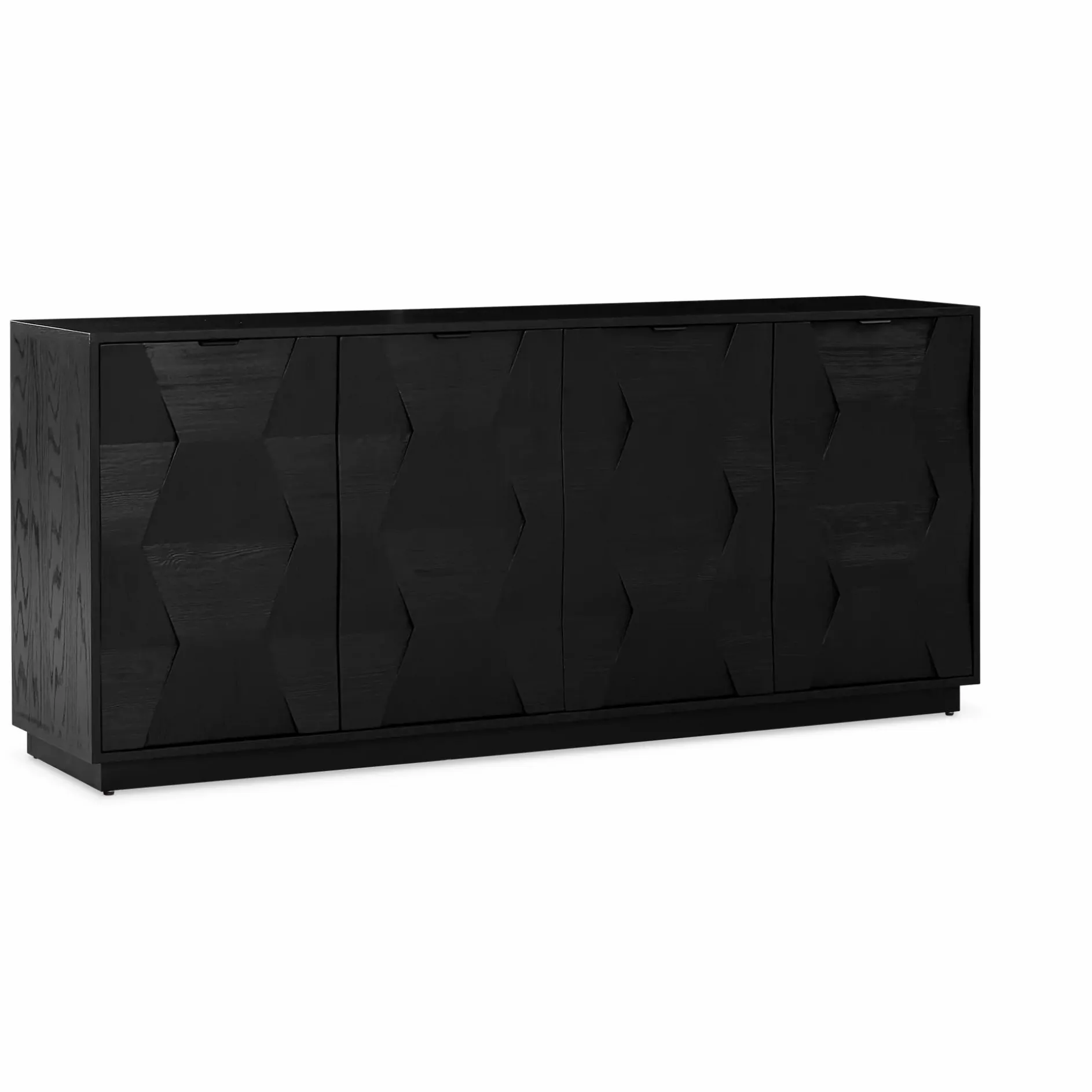 Falbala - Sideboard with Geometric Carving