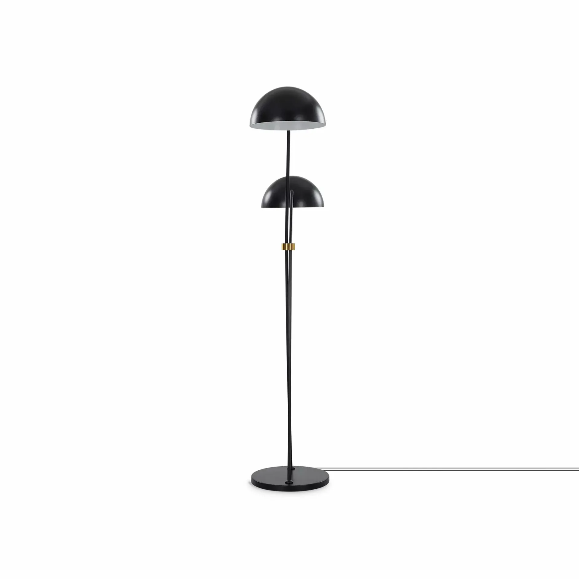 Faven - Iron and Brass Floor Lamp