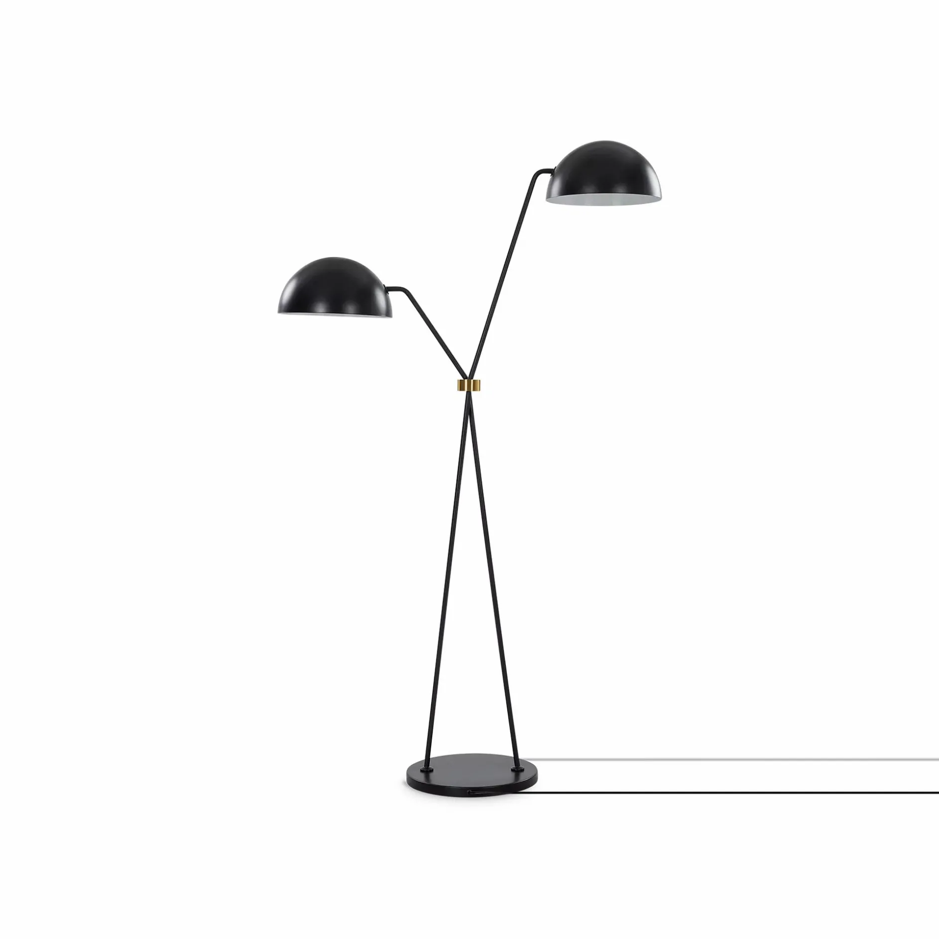 Faven - Iron and Brass Floor Lamp