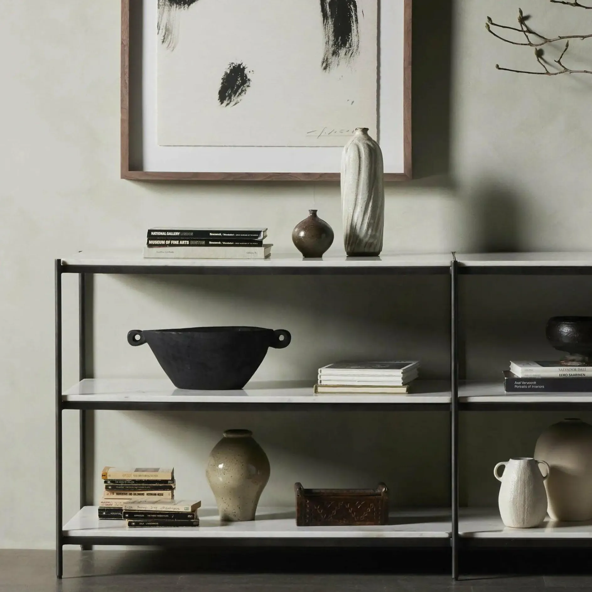 Felix - Marble Console Table by Four Hands