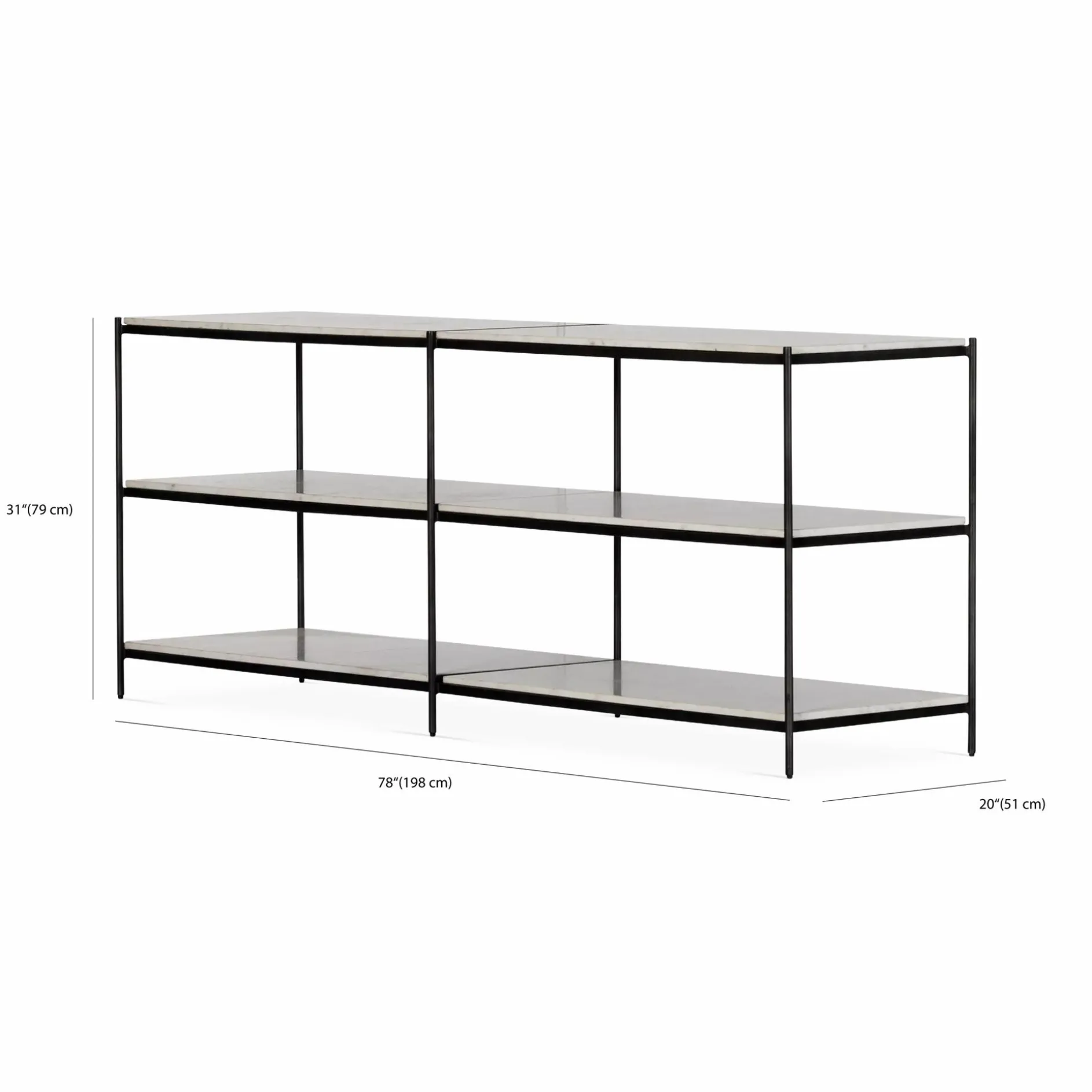 Felix - Marble Console Table by Four Hands