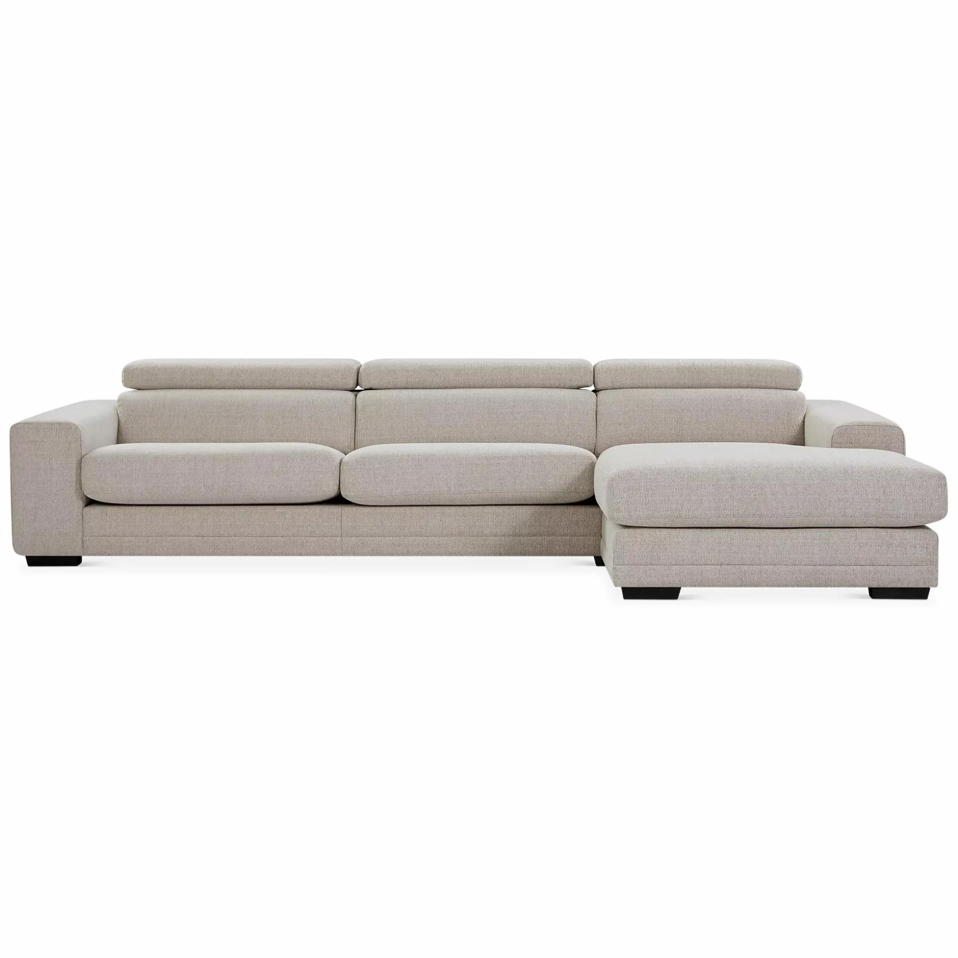 Ferrari - Sectional Sofa with Adjustable Headrest by Furninova