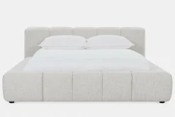 Fiona - Bouclé Fabric Upholstered Bed