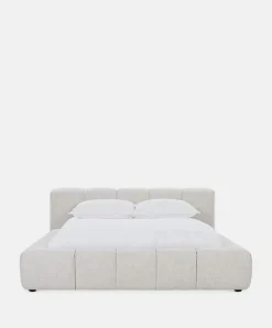 Fiona - Bouclé Fabric Upholstered Bed