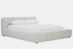 Fiona - Bouclé Fabric Upholstered Bed