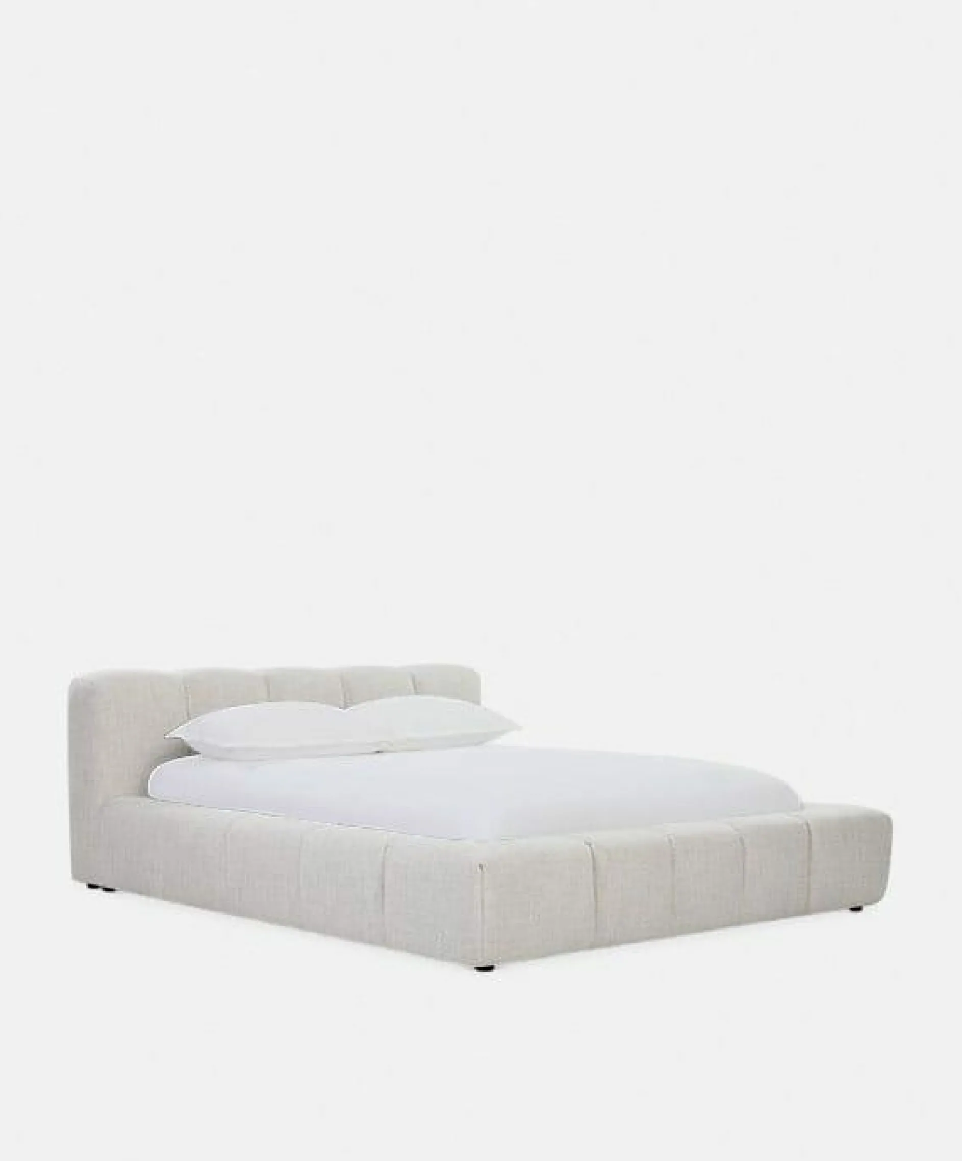 Fiona - Bouclé Fabric Upholstered Bed