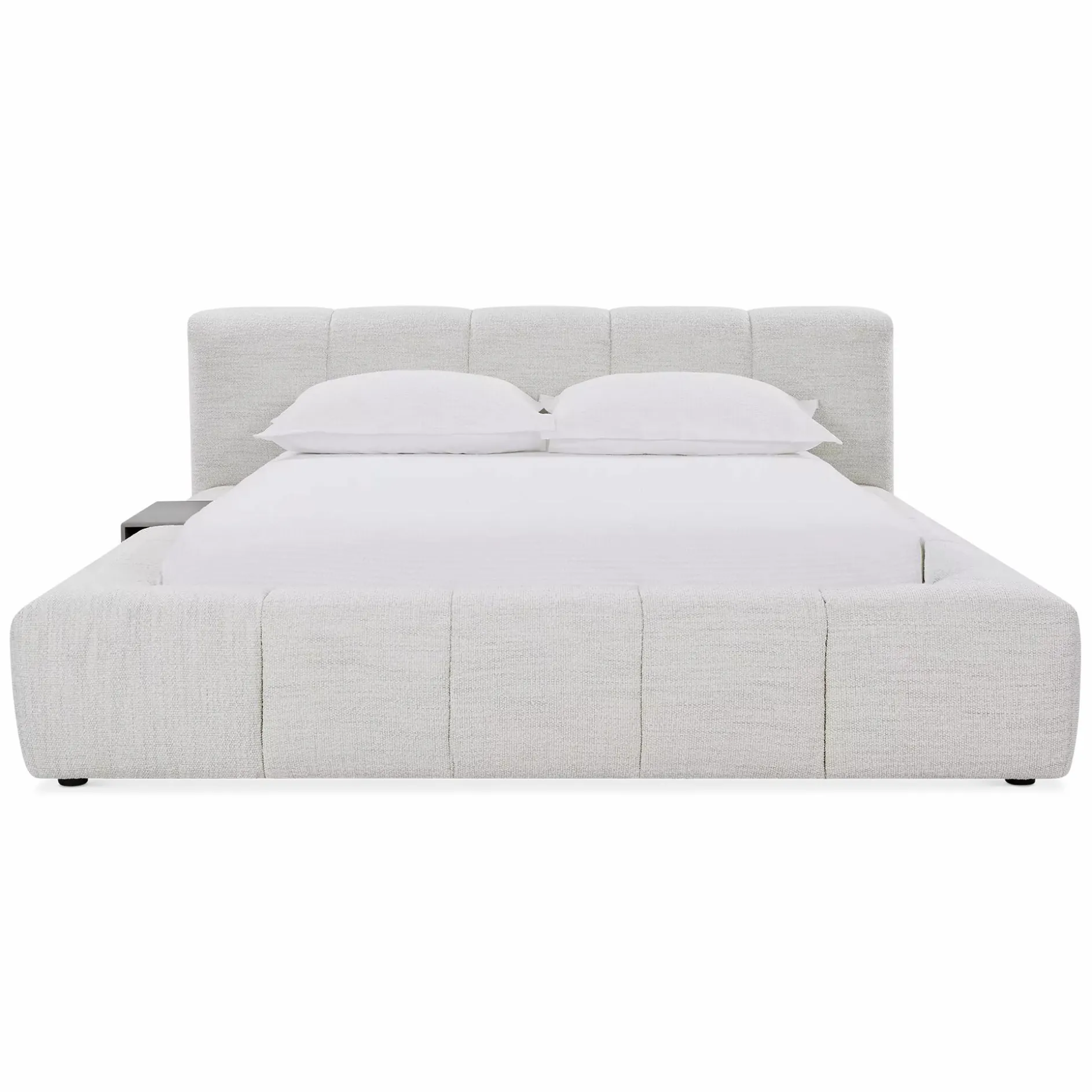 Fiona - Bouclé Fabric Upholstered Bed
