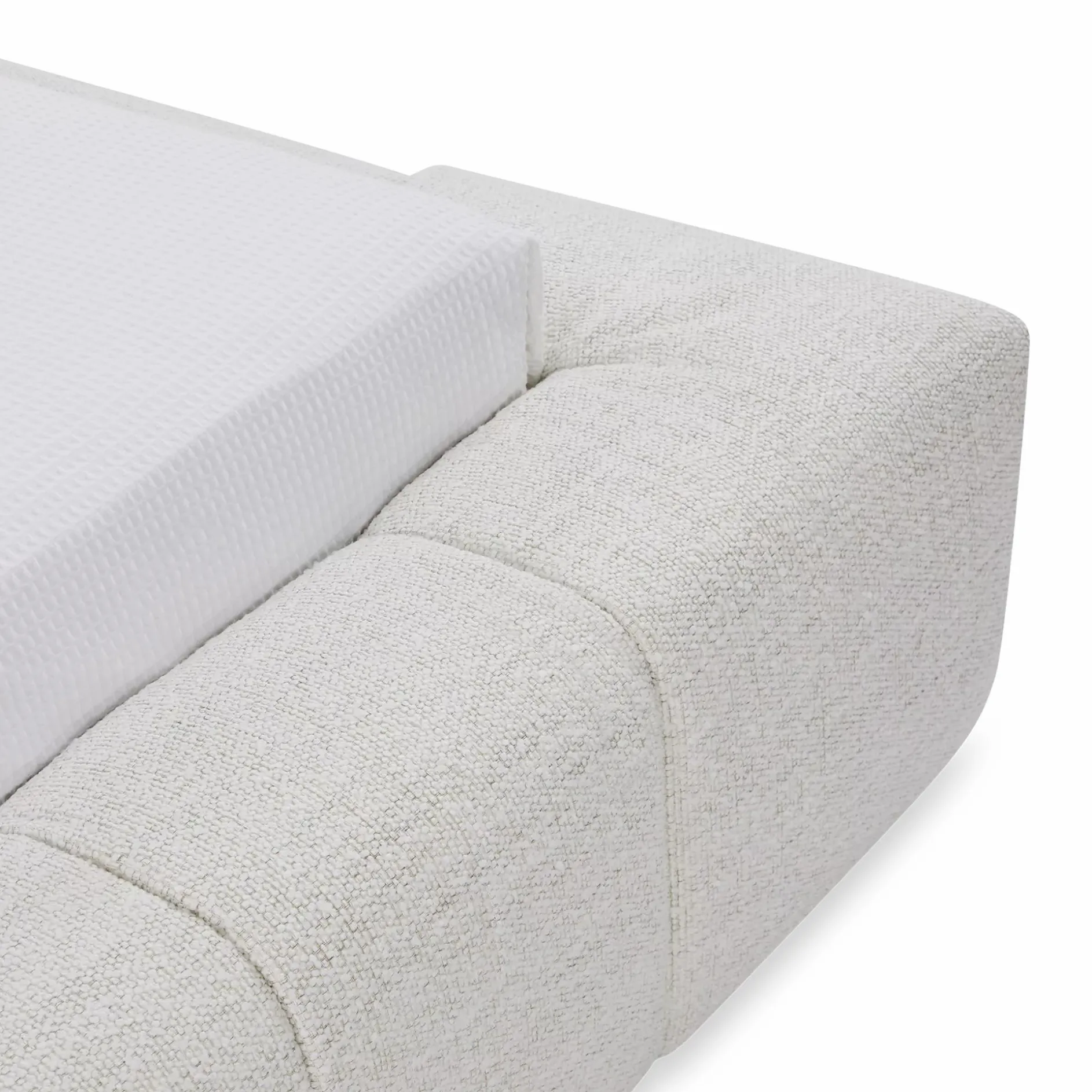 Fiona - Bouclé Fabric Upholstered Bed