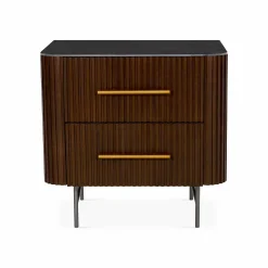 Fletcher - Solid Oak Nightstand by Four Hands