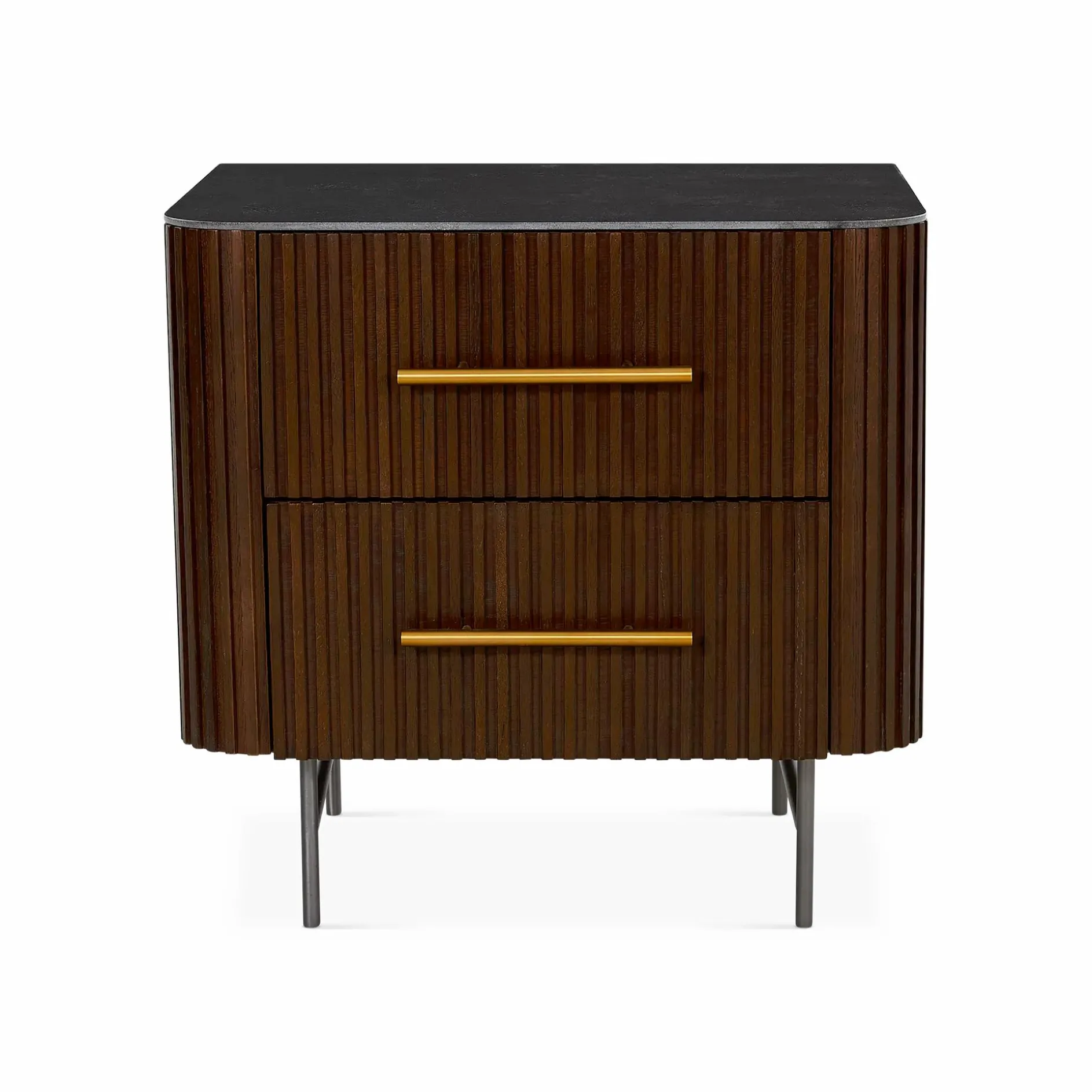 Fletcher - Solid Oak Nightstand by Four Hands