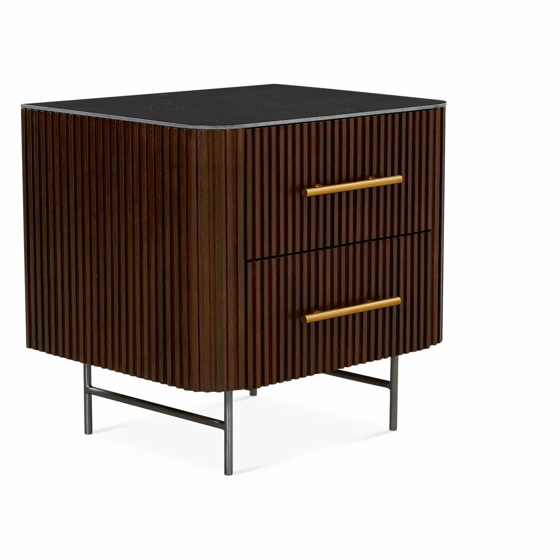 Fletcher - Solid Oak Nightstand by Four Hands