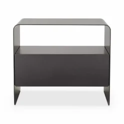 Foglio - Metal Nightstand by Flou