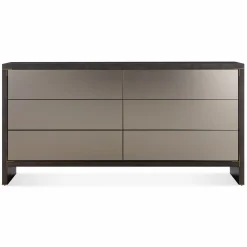 Form - Rustic Oak and Gilded Steel Dresser by Trica