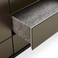 Form - Rustic Oak and Gilded Steel Dresser by Trica