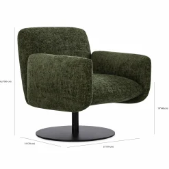 Frances - Swivel Chair by Romano