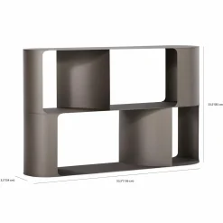 Fulham - Modern Bookcase in Lacquered Steel – Cattelan Italia
