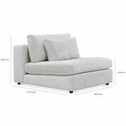 Gault - Modular Chair with Armrest by Romano