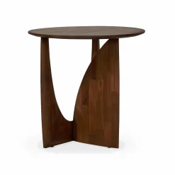 Geometric - Solid Wood Side Table by Ethnicraft
