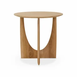 Geometric - Solid Wood Side Table by Ethnicraft