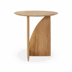 Geometric - Solid Wood Side Table by Ethnicraft