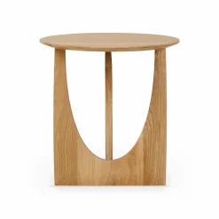 Geometric - Solid Wood Side Table by Ethnicraft