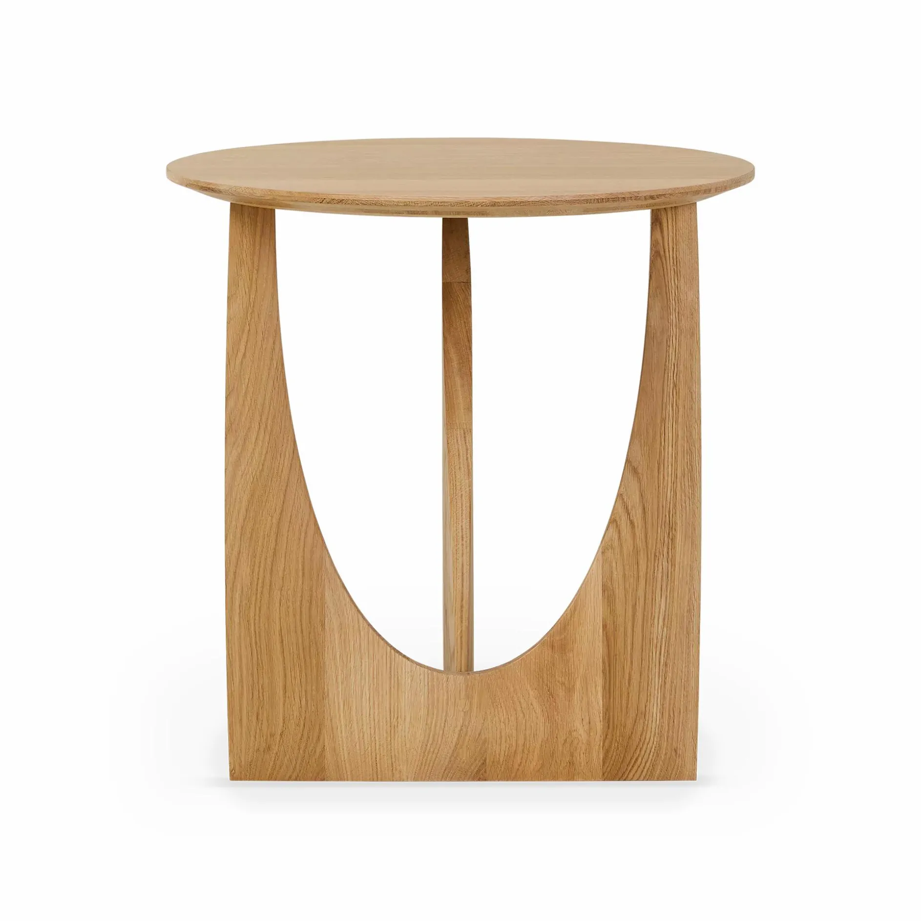 Geometric - Solid Wood Side Table by Ethnicraft