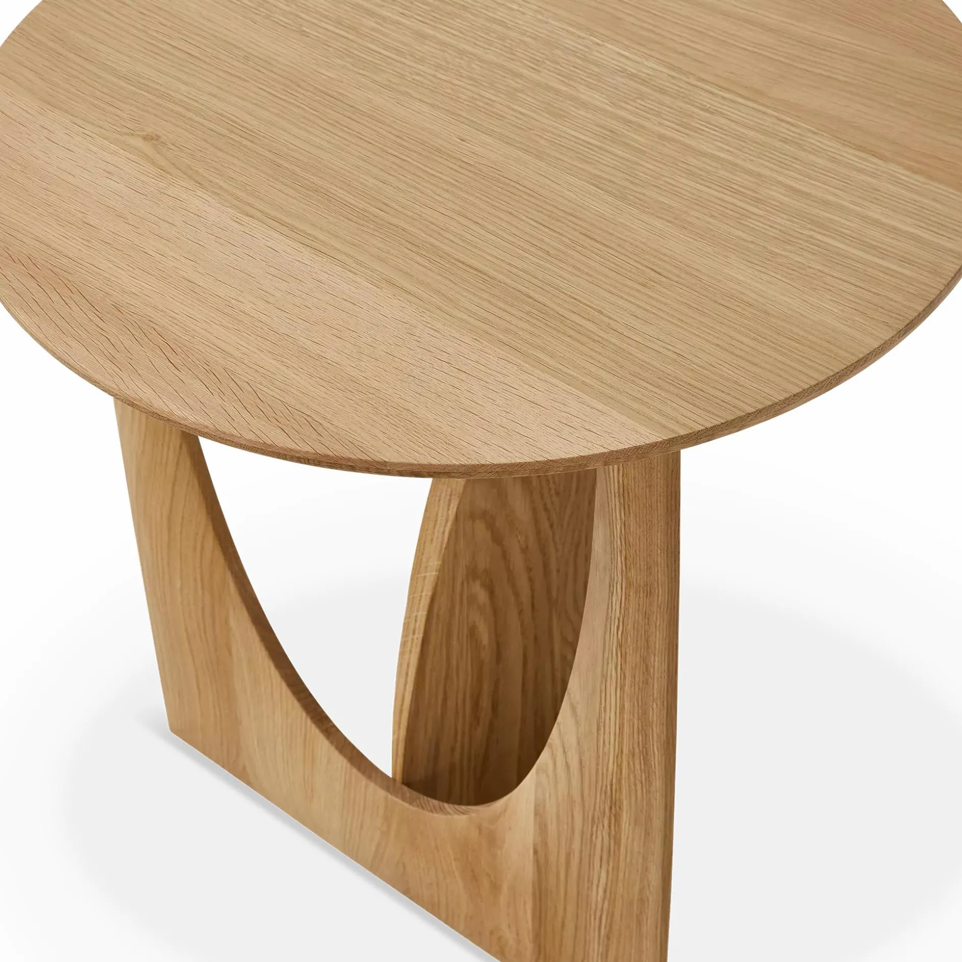 Geometric - Solid Wood Side Table by Ethnicraft
