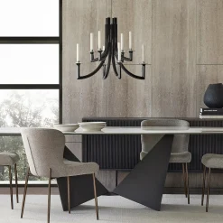 Glam - Bouclé Fabric Dining Chair