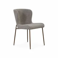 Glam - Bouclé Fabric Dining Chair