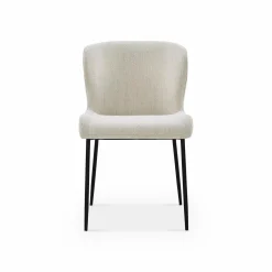 Glam - Bouclé Fabric Dining Chair
