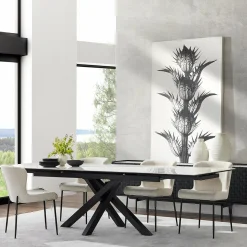 Glam - Bouclé Fabric Dining Chair